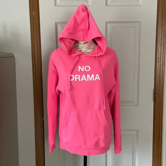 Anti social pink hoodie top